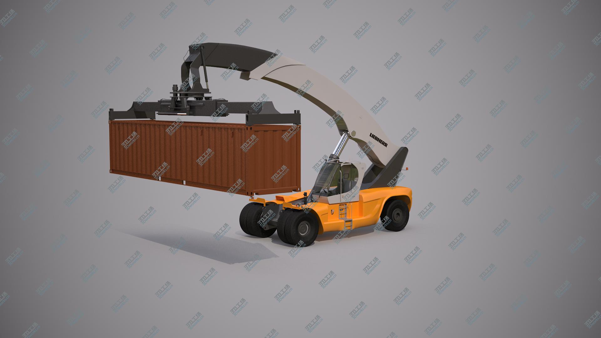 images/goods_img/20210319/Liebherr Reachstacker and 40ft Container 3D model/3.jpg